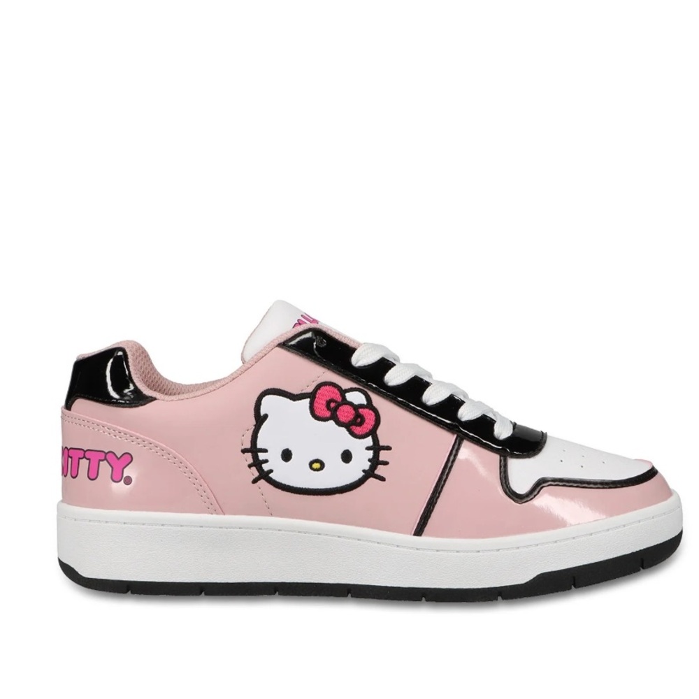 Hello Kitty by Sanrio Women's Pink Sneakers, Size 6